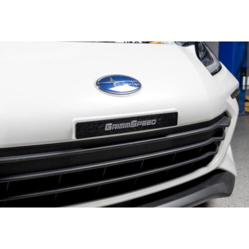 Grimmspeed License Plate Frame GrimmSpeed Text Single Grimmspeed