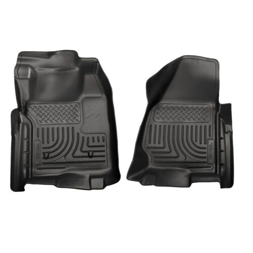 HUSKY Front Floor Liners 2011-2012 Ford F-250 Super Duty Standard Cab Pickup Veh – 18711