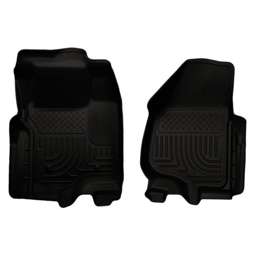 HUSKY Front Floor Liners 2011-2012 Ford F-250 Super Duty Crew Cab Pickup Vehicle – 18731