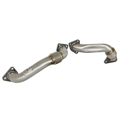 aFe Twisted Steel Header Up-Pipes GM Diesel Trucks 01-04 V8-6.6L (td) LB7