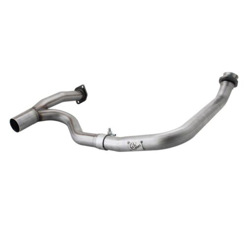 aFe Twisted Steel Y-Pipe 2in to 2-1/2in Stainless Steel Exhaust System Jeep Wran