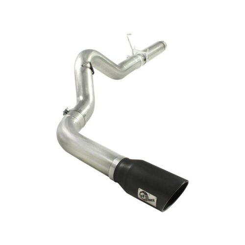 aFe ATLAS 5in DPF-Back Aluminized Steel Exhaust System w/Black Tip Dodge RAM Die