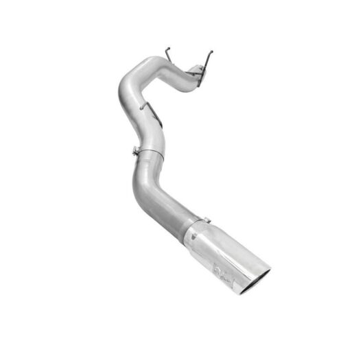 aFe ATLAS 5in Aluminized Steel DPF-Back Exhaust System w/Polished Tip – 49-02039-P