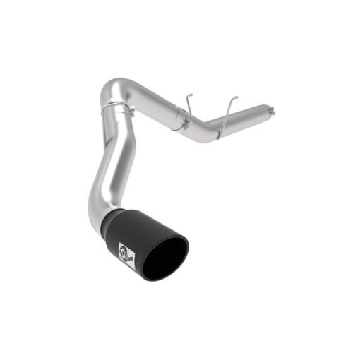 aFe ATLAS 5 IN Aluminized Steel DPF-Back Exhaust System w/Black Tip RAM Diesel T – 49-02075-B