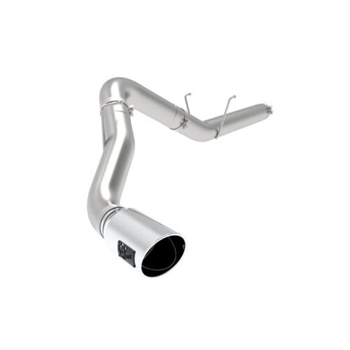 aFe ATLAS 5 IN Aluminized Steel DPF-Back Exhaust System w/Polished Tip RAM Diese – 49-02075-P