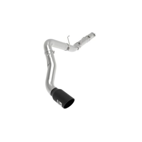 aFe ATLAS 5 IN Aluminized Steel DPF-Back Exhaust System w/Black Tip RAM Diesel T – 49-02078-B