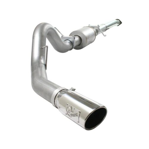 aFe ATLAS 4in Aluminized Steel Cat-Back Exhaust System w/Polished Tip Ford F-150