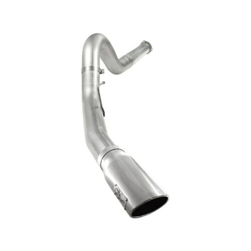 aFe ATLAS 5in Aluminized Steel DPF-Back Exhaust System w/Polished Tip Ford Diese – 49-03055-P