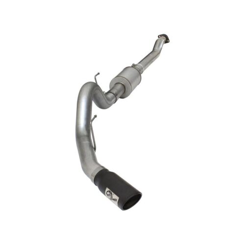 aFe ATLAS 4in Aluminized Steel Cat-Back Exhaust System w/Black Tip