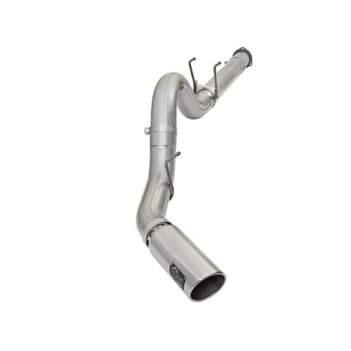 aFe ATLAS 5in DPF-Back Aluminized Steel Exhaust System w/Polished Tip Ford Diese