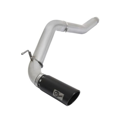 aFe ATLAS 5in DPF-Back Aluminized Steel Exhaust System w/Black Tip Nissan Titan