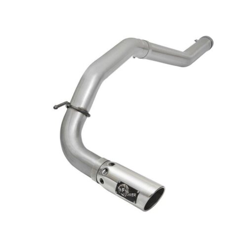 aFe ATLAS 4in DPF-Back Aluminized Steel Exhaust System w/Polished Tip Nissan Tit