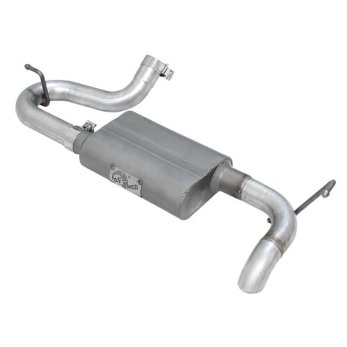 aFe Scorpion 2-1/2in Aluminized Steel Axle-Back Exhaust System Jeep Wrangler (JK