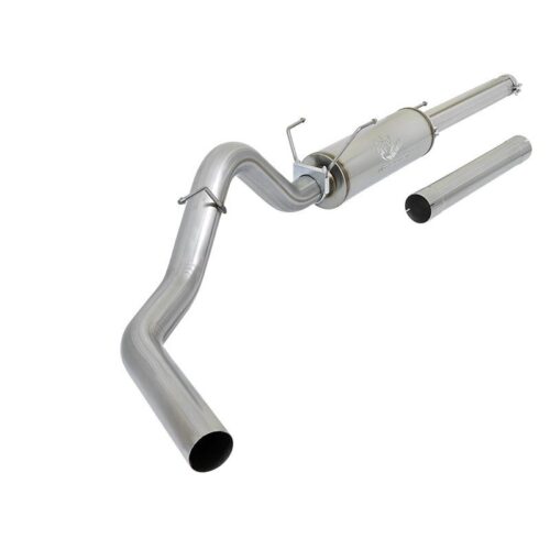 aFe Large Bore-HD 4in 409 Stainless Steel Cat-Back Exhaust System Dodge Diesel T – 49-12005