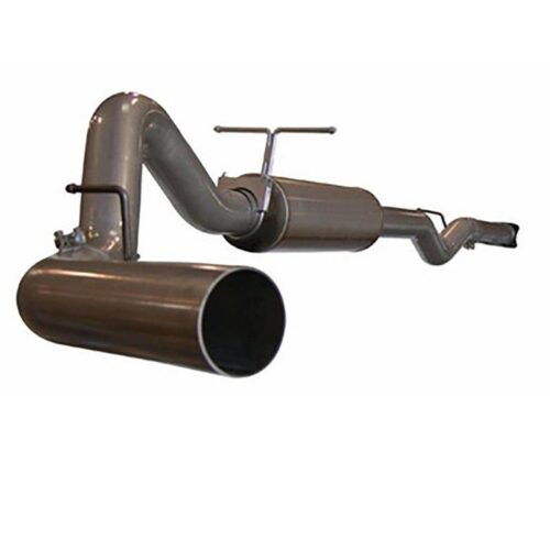 aFe Large Bore-HD 4in 409 Stainless Steel Cat-Back Exhaust System GM Diesel Truc – 49-14001