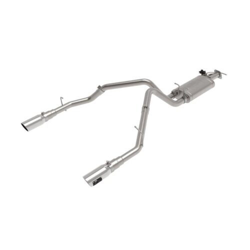 aFe Gemini XV 3 IN 304 Stainless Steel Cat-Back Exhaust System w/ Cut-Out Polish – 49-32081-P