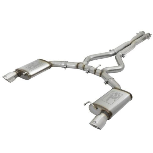 aFe MACH Force-Xp 3in 304 Stainless Steel Cat-Back Exhaust System w/Polished Tip – 49-33072-1P