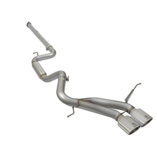 aFe Takeda 3in 304 Stainless Steel Cat-Back Exhaust System w/Polished Tip Ford F