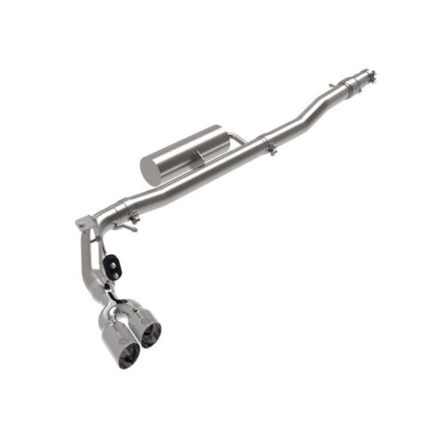 aFe Rebel Series 3 IN 304 Stainless Steel Cat-Back Exhaust System w/ Polished Ti