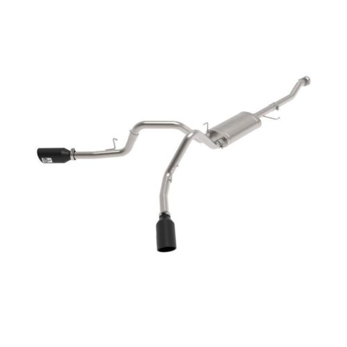 aFe Vulcan Series 3 IN 304 Stainless Steel Cat-Back Exhaust System w/Black Tip F – 49-33126-B