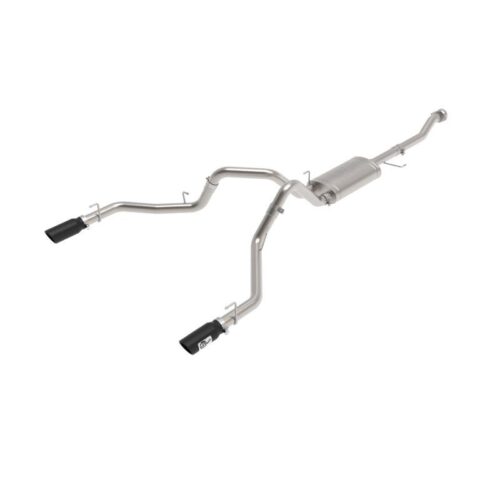 aFe Vulcan Series 3 IN 304 Stainless Steel Cat-Back Exhaust System w/ Black Tips