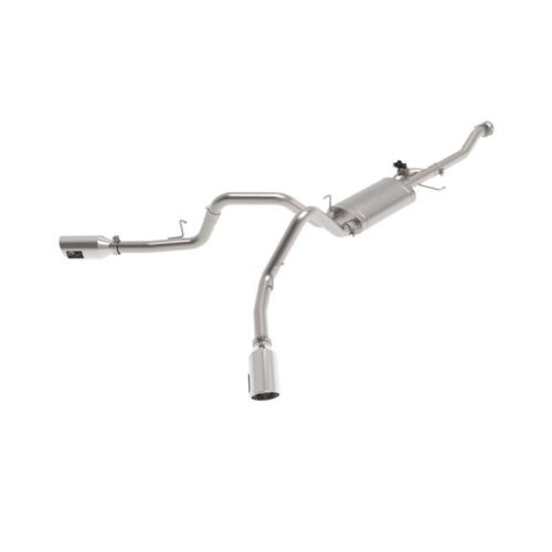 aFe Gemini XV 3 IN 304 Stainless Steel Cat-Back Exhaust System w/ Cut-Out Polish – 49-33129-P