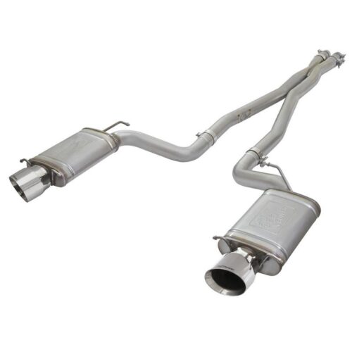 aFe MACH Force-Xp 3in 304 Stainless Steel Cat-Back Exhaust System w/Polished Tip – 49-34063-P