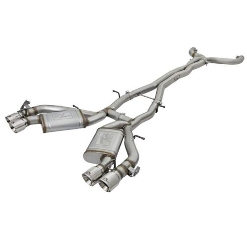 aFe MACH Force-Xp 3in 304 Stainless Steel Cat-Back Exhaust System w/Polished Tip – 49-34069-P