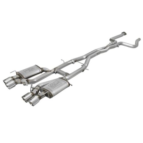 aFe MACH Force-Xp 3in 304 Stainless Steel Cat-Back Exhaust System w/Polished Tip – 49-34078-P