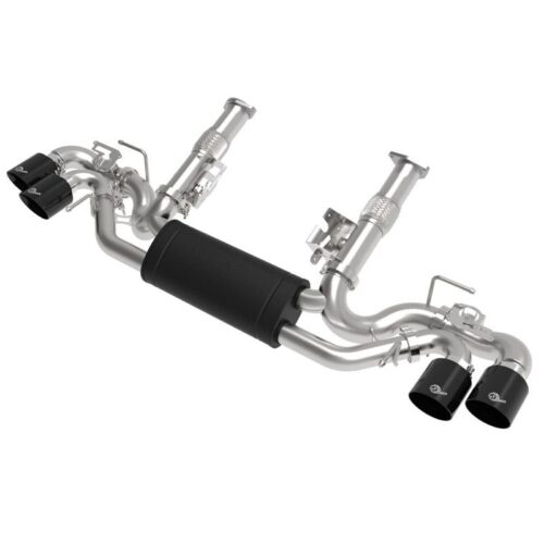 aFe MACH Force-Xp 2-1/2 IN 304 Stainless Steel Cat-Back Exhaust w/Black Tips Che – 49-34124-B