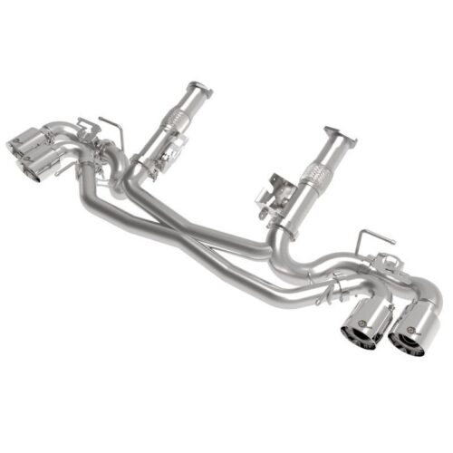 aFe MACH Force-Xp 304 Stainless Steel Cat-Back Exhaust w/o Muffler Polished (w/