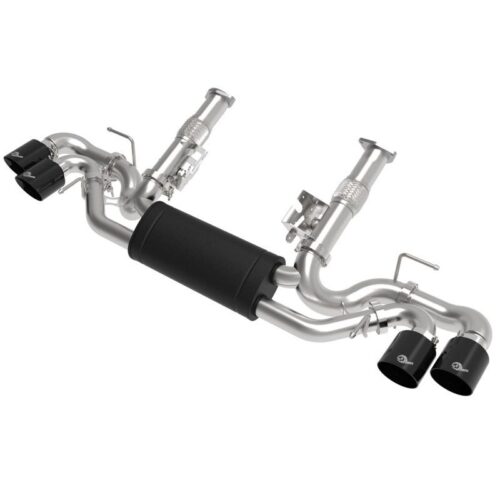 aFe MACH Force-Xp 304 Stainless Steel Cat-Back Exhaust w/ Muffler Black (No NPP)