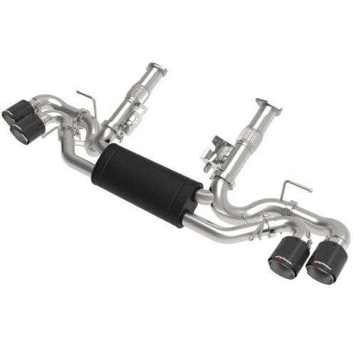 aFe MACH Force-Xp 304 Stainless Steel Cat-Back Exhaust w/ Muffler Carbon (No NPP