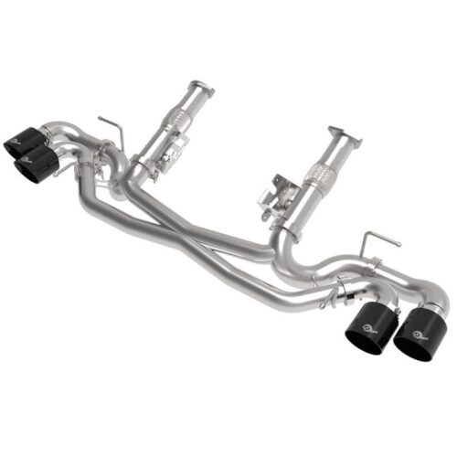 aFe MACH Force-Xp 2-1/2 IN 304 Stainless Steel Cat-Back Exhaust w/Black Tips Che – 49-34127NM-B