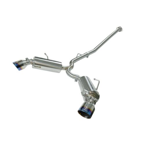 aFe Takeda 2-1/2 IN 304 Stainless Steel Cat-Back Exhaust System w/Blue Flame Tip