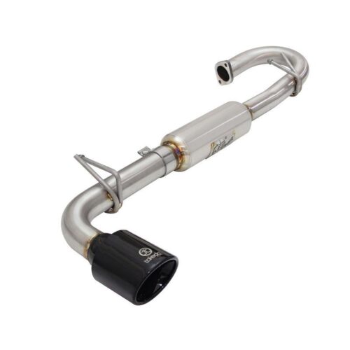 aFe Takeda 2-1/4 to 2-1/2in 304 Stainless Steel Axle-Back Exhaust System w/Black