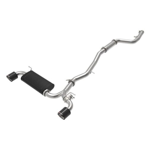 aFe Takeda 3 IN to 2-1/2 IN 304 Stainless Steel Cat-Back Exhaust System w/Polish – 49-36043-C