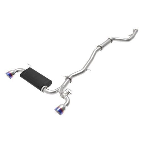 aFe Takeda 3 IN to 2-1/2 IN 304 Stainless Steel Cat-Back Exhaust System w/Polish – 49-36043-L