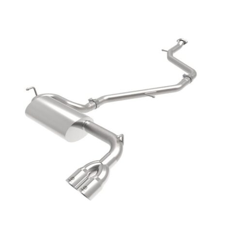 aFe Takeda 2 IN to 2-1/2 IN 304 Stainless Steel Cat-Back Exhaust System w/Polish – 49-36044-P