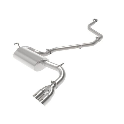 aFe Takeda 2 IN to 2-1/2 IN 304 Stainless Steel Cat-Back Exhaust System w/Polish – 49-36047-P