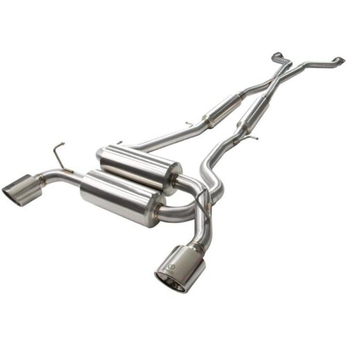 aFe Takeda 2-1/2 IN 304 Stainless Steel Cat-Back Exhaust System w/ Polished Tips – 49-36103-P