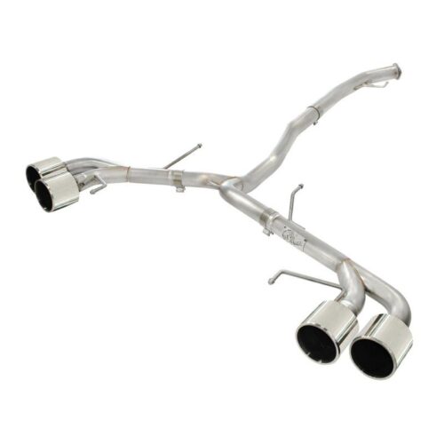 aFe Takeda 3in to 2-1/2in 304 Stainless Steel Cat-Back Exhaust System w/Polished