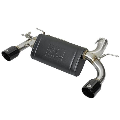 aFe MACH Force-Xp Axle-Back Stainless Steel Exhaust System w/Black Tip