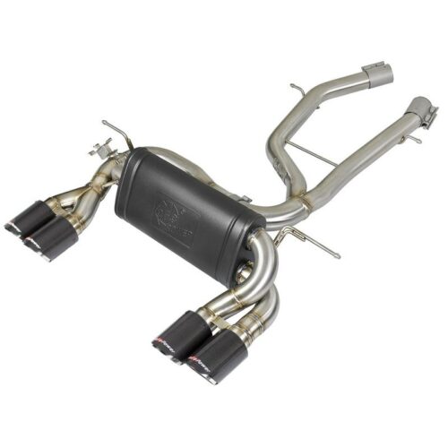 aFe MACH Force-Xp 2-1/2in Stainless Steel Axle Back Exhaust w/ Carbon Fiber Tips