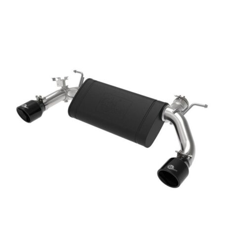 aFe MACH Force-XP 3 IN to 2-1/2 IN 304 Stainless Steel Axle-Back Exhaust Black B