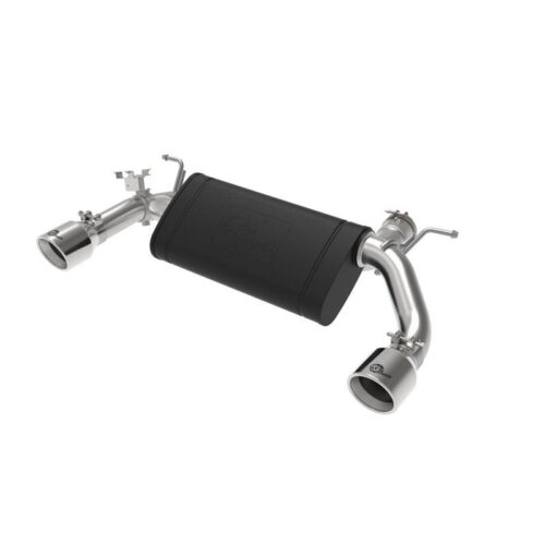 aFe MACH Force-XP 3 IN to 2-1/2 IN 304 Stainless Steel Axle-Back Exhaust Polishe