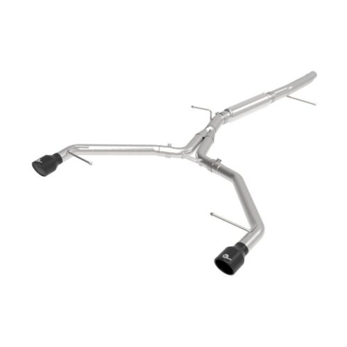 aFe MACH Force-Xp 3 IN to 2-1/2 IN Stainless Steel Axle-Back Exhaust System Blac – 49-36419-B