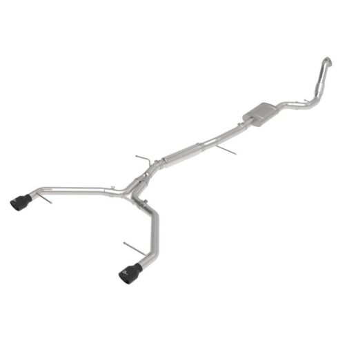 aFe MACH Force-Xp 3 IN to 2-1/2 IN Stainless Steel Cat-Back Exhaust System Black – 49-36420-B