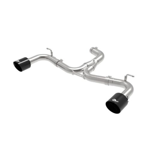 aFe MACH Force-Xp 3 IN to 2-1/2 IN Stainless Steel Axle-Back Exhaust System Blac – 49-36421-B