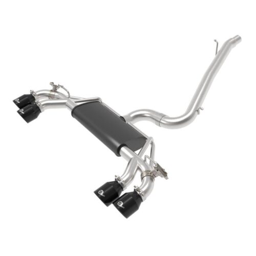 aFe MACH Force-Xp 3 IN to 2-1/2 IN Stainless Steel Cat-Back Exhaust System Black – 49-36430-B